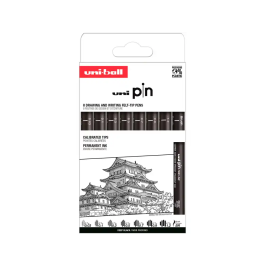 Uniball Rotulador Calibrado Micrométrico Clásico PIN Negro Blister 8 Unidades Precio: 13.59000005. SKU: B14SS623PN