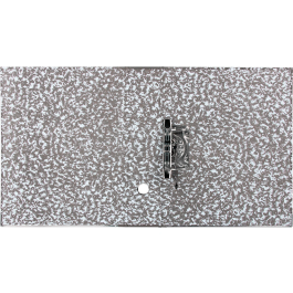 Liderpapel Archivador de palanca Classic Folio Rojo Cartón Entrecolado Lomo 80mm Gris Compresor Metálico