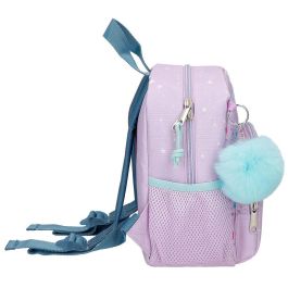 Disney Stitch - Mochila Infantil Pequeña 24cm con Bolsillos Laterales - Ideal Guardería y Preescolar