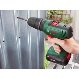 Bosch EasyImpact 18V40 Taladro atornillador de impacto 18V con 2 baterías de 2.0Ah, cargador y estuche