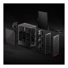 ADATA XPG Valor Air ATX Midi Tower Negro Vidrio Templado 4x120mm