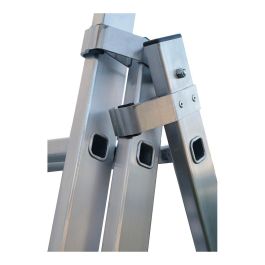 Escalera transformable de aluminio 3 x 9 peldaños Escalera transformable de aluminio 3 x 9 peldaños