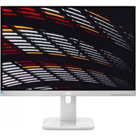 AOC 24P1/GR Monitor 23.8" Full HD IPS, HDMI, DisplayPort, DVI, USB, Flicker Free, Low Blue Light, Gris