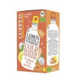 CUPPER Infusión Fría Limón, Jengibre y Cúrcuma BIO - 10 Bolsitas para Bebida Refrescante Ecológica Precio: 2.8900003. SKU: B15MN82VKP