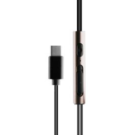 Muvit Auriculares M1C Tipo C con Micrófono y Control de Volumen, Estéreo