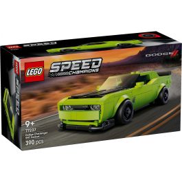 Lego Speed Champions Coche Deportivo Dodge Challenger SRT Hellcat - Kit de Construcción Réplica Detallada para Niños +9 Años