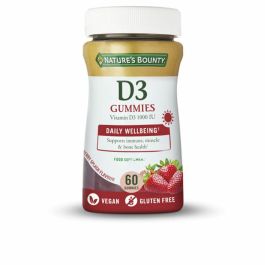 Nature'S Bounty Vitamina D3 1000 UI Gomitas de Fresa Veganas 60 Gomitas - Sin Gluten, Lactosa, Azúcar para Huesos, Músculos e Inmunidad Nature'S Bounty Vitamina D3 1000 UI Gomitas de Fresa Veganas 60 Gomitas - Sin Gluten, Lactosa, Azúcar para Huesos, Músculos e Inmunidad Precio: 13.4999997. SKU: B1C4ZCPJHT