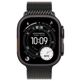 Apple Watch Ultra 3 Titanium Cellular 49mm Reloj Inteligente Negro con Correa Milanesa