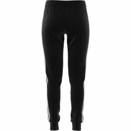 Pantalón Largo Deportivo Adidas 3S Fl C Pt Negro Mujer