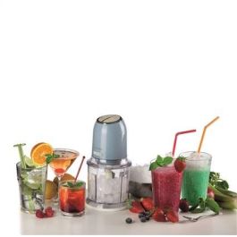 Ariete 438/05 Picadora Vintage Azul 400W 4 Cuchillas Acero Inoxidable 2 Velocidades