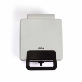 Livoo DOP206 Gofrera con termostato regulable, 1200W, 2 gofres, antiadherente, superficie 14,5x17,5 cm, indicadores luminosos