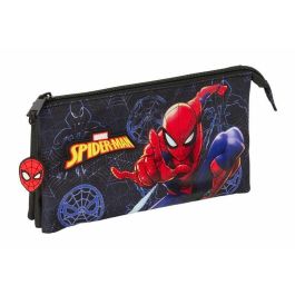 Safta Estuche Portatodo Escolar Triple Cremallera Spider-Man Attack 120x220x30 mm Precio: 11.58999952. SKU: B1CDJAWXR5