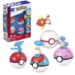 Mega Bloks Equipo De Entrenador De Agua Pokemon JCT42 Mega con Squirtle, Magikarp, Shellder y Quaxly +6 años Precio: 27.69000058. SKU: B1CX4QG7EH