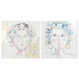 Cuadro Scandi DKD Home Decor Multicolor 3.5 x 100 x 100 cm (2 Unidades) Precio: 112.89000041. SKU: S3028262