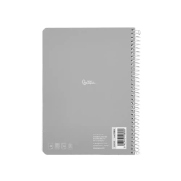 Liderpapel Cuaderno espiral Din A5 Smart tapa blanda 80 hojas 75gr rayado nº46 colores surtidos