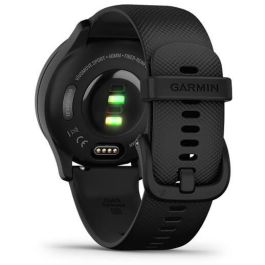 Garmin Vivomove Sport - Reloj inteligente híbrido con manecillas, pantalla táctil y funciones conectadas - Negro pizarra