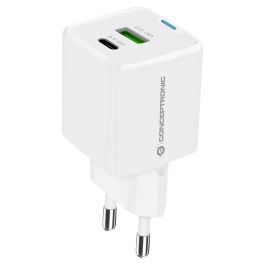Conceptronic ALTHEA15W Cargador de Pared USB Blanco Universal 15W 20W para Múltiples Dispositivos - Tipo Interior