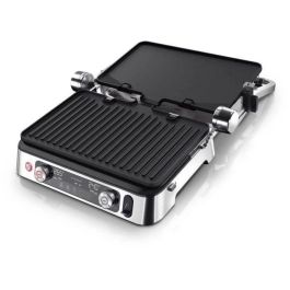 Braun AAAQQ27118 Multi Grill 9 Pro Parrilla Multifunción, 2200W, 3 Posiciones Calentamiento, Negro/Acero