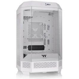 Thermaltake The Tower 300 Micro Torre PC Blanco con 2 Ventiladores de 140mm Preinstalados, Soporte para Discos Duros 2.5 y 3.5 pulgadas