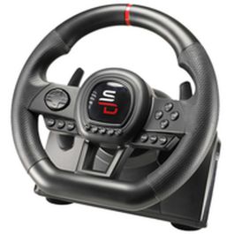 SUPERDRIVE GS650-X Volante de Carreras con Cambio Manual, 3 Pedales y Levas para PS4 / Xbox