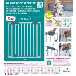 Nidalys Puerta de Seguridad ENZO Umbral Plano Ancho 73-81 cm, Alto 77 cm Nidalys Puerta de Seguridad ENZO Umbral Plano Ancho 73-81 cm, Alto 77 cm