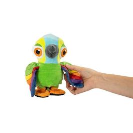 Peluche interactivo lorito pepe de la granja de zenon 34x17x13 cm Peluche interactivo lorito pepe de la granja de zenon 34x17x13 cm
