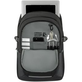Wenger Ryde Mochila para portátil de 40.64cm (16 pulgadas) con compartimento para tablet, Negro
