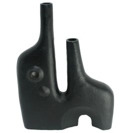 DKD Home Decor Jarrón Moderno Abstracto Negro Aluminio 30 x 40 x 5 cm Precio: 52.78999979. SKU: B1BB9MXJE2