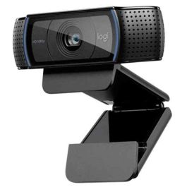 Logitech C920 Pro HD 960-001055 Cámara Web Full HD 1080p para Videoconferencias, Autoenfoque, Micrófono Estéreo, USB 2.0, Negra