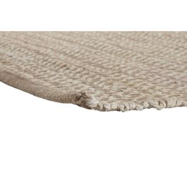 Alfombra Home ESPRIT Blanco Natural 120 x 1 x 180 cm