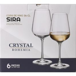 Bohemia Set 6 Copas de Vino Sira 360Cc