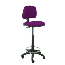 Taburete Piqueras Y Crespo Isso Ergomico Mecanismo De Contacto Permanente Regulable En Altura Y Aro Reposapies Asiento Y Respaldo Tapizados Bali Morado Precio: 165.5000006. SKU: S5704035