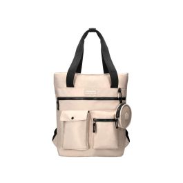 Mochila Antartik Bolso Flip Bag Con Acolchado Para Portatil 15'' Beige 400x120x390 mm