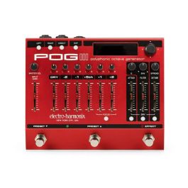 EHX Pog3 Pedal Generador de Octavas Polifónico con Puerto USB-C Precio: 610.50000055. SKU: B1FFY82LBF