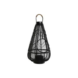 Portavela Colonial DKD Home Decor Negro 28 x 50 x 28 cm Portavela Colonial DKD Home Decor Negro 28 x 50 x 28 cm
