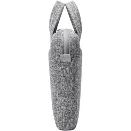 Rivacase 7921 Bandolera para Portátil Anvik 14" Gris Claro con Compartimento para Tablet y Bolsillos - Poliéster