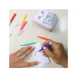 Wondee Mini Impresora Térmica Funny Pink Bluetooth para Móvil iOS Android