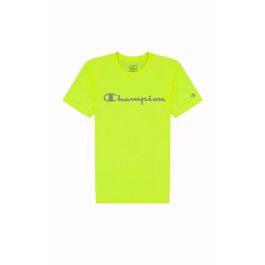 Camiseta de Manga Corta Hombre Champion 218931-YF002 Verde limón