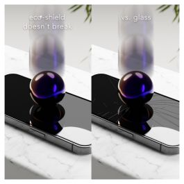 dbramante1928 Protector de Pantalla para iPhone 13/13 Pro/14 Negro Transparente Resistente a Rayones y Polvo 6.1" 9H Anti-huellas