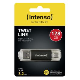 Intenso Memoria USB 3.2 Twist Line 128GB Super Speed USB-C & USB-A