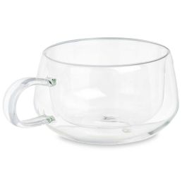 Vivalto Taza de Té Doble de Borosilicato 280 ml 14x6x10 cm (24 Unidades) Vivalto Taza de Té Doble de Borosilicato 280 ml 14x6x10 cm (24 Unidades)