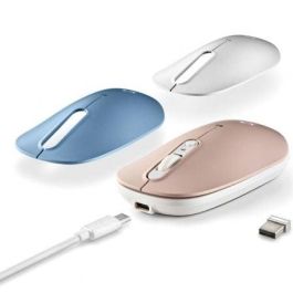 NGS Ratón Inalámbrico Recargable Multidispositivo con 2 Carcasas Adicionales Shell Rb