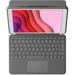 Logitech Combo Touch Teclado con Trackpad para Apple iPad 10.2"-10.5" (7ª/8ª Generación) Gris