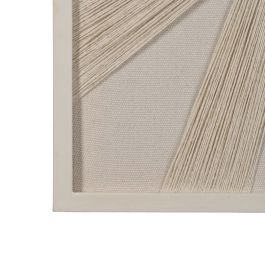 Cuadro Beige Dm-Madera Decoración 60 X 3 X 80 cm
