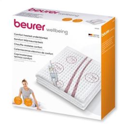 Beurer UB-90 Calientacamas Eléctrico Individual Anti-Alérgico con 2 Zonas de Temperatura Ajustables y Pantalla LCD