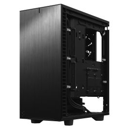 Fractal Design Define 7 Compact Black Midi Tower para PC ATX, Micro-ATX, Micro-ITX, Aluminio y Acero, Hogar/Oficina