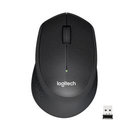 Logitech M330 Silent Plus, 1000 dpi, USB 2.4GHz, 1xAA, Black