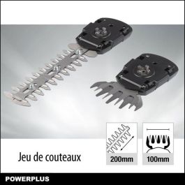 POWERPLUS Tijeras cortacésped y escultores de setos 7.2V - Ancho de corte: 100 mm POWERPLUS Tijeras cortacésped y escultores de setos 7.2V - Ancho de corte: 100 mm