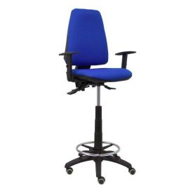 Taburete Piqueras Y Crespo Elche S Brazos Regulables Ergonomico Mecanismo Asincro Regulable En Altura Aro Reposapies Cromado Ruedas Parquet Asiento Y Respaldo Tapizados Bali Azul Precio: 297.50000049. SKU: S5703538
