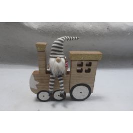 DKD Home Decor Decoración Navidad Tradicional Surtido Tren y Gnomo Pack 6 Unidades, Materiales MDF y Poliéster, Gris, Rojo, Natural Precio: 15.49999957. SKU: B14X6E795Q